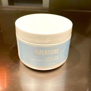 Overtone pastel teal coloring conditioner